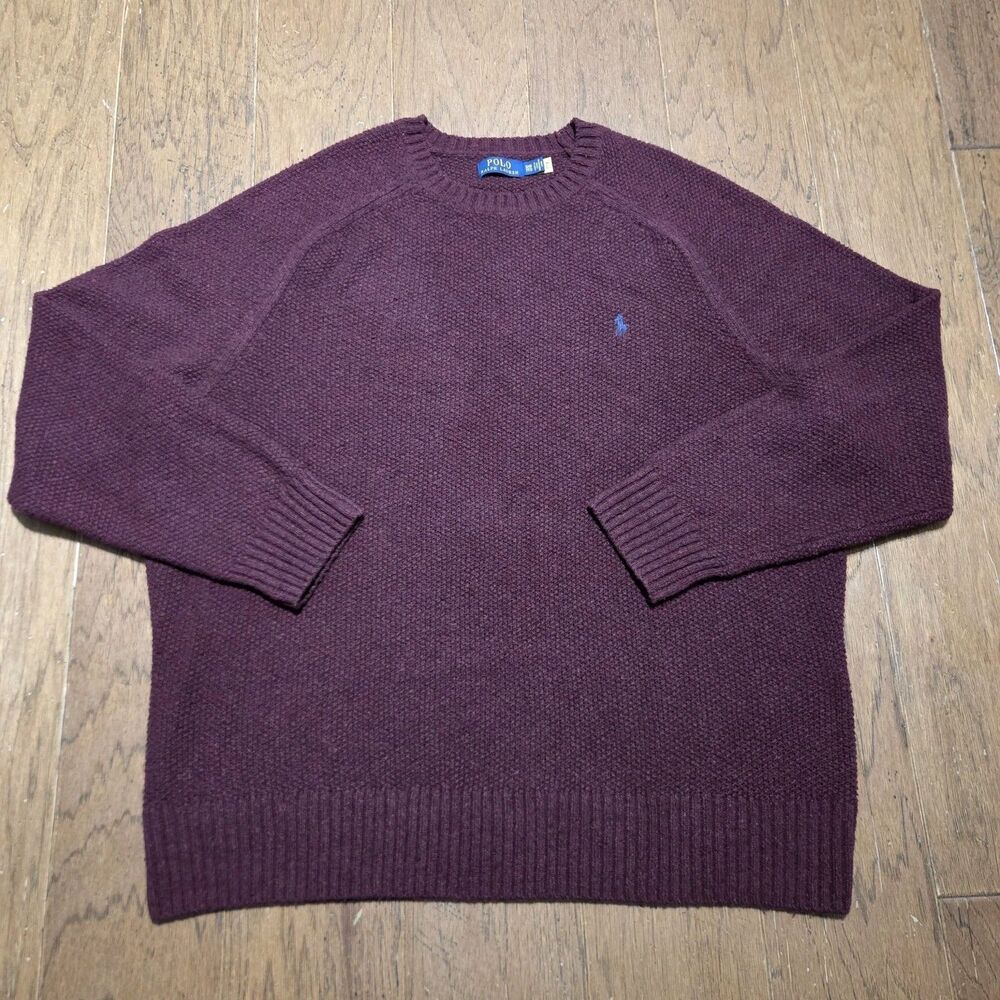 Polo Ralph Lauren Donegal Sweater Wool Blend Mens 3XB Textured Crewneck